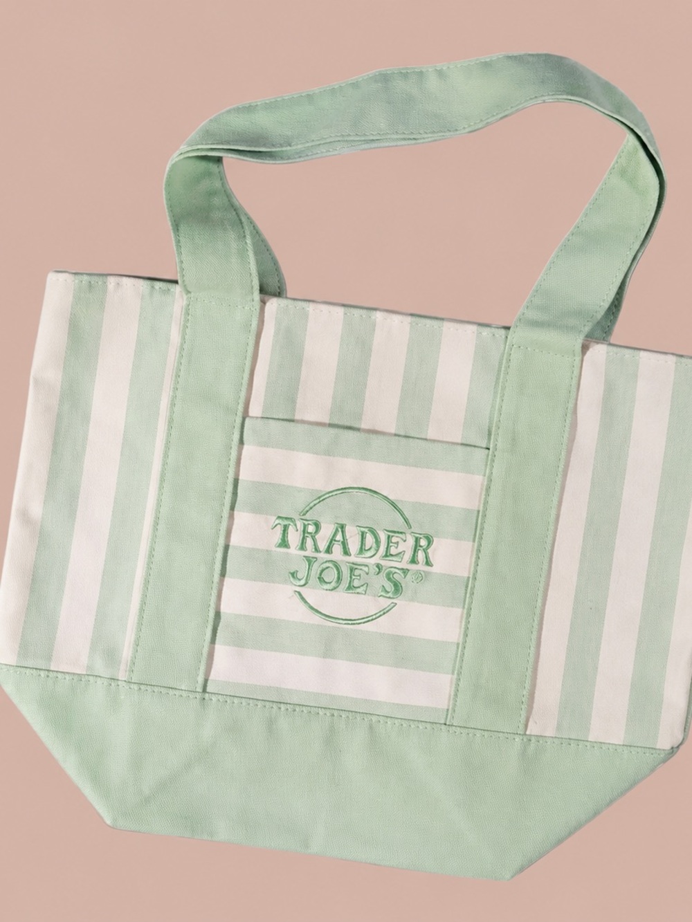 Trader Joe’s - Pastel Green Mini Tote Bag
